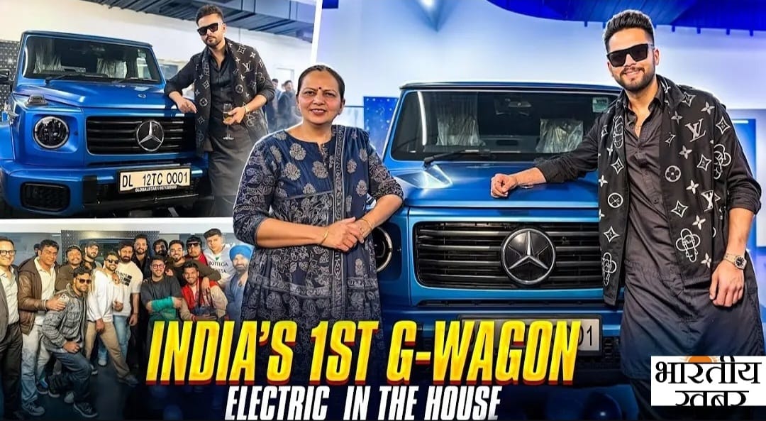 Elvish Yadav Adds the All-Electric Mercedes G580 EQ to His Luxury Car Collection
