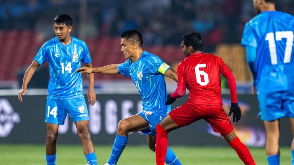 India vs Maldives Football Match