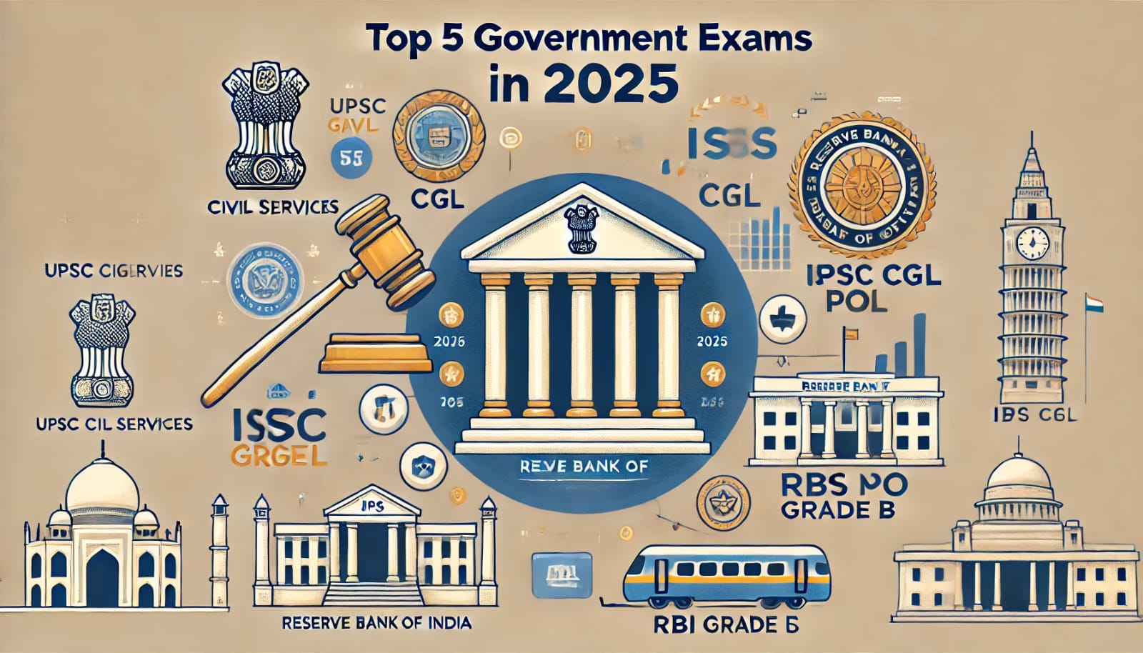 Top 5 Upcoming Government Exams in 2025
