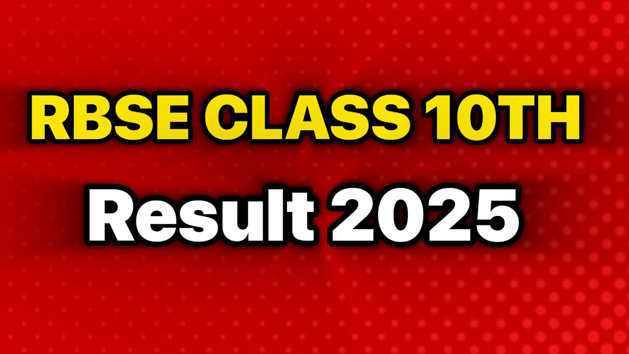 rbse class 10th result 2025