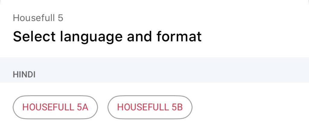 Housefull 5 A and B Difference